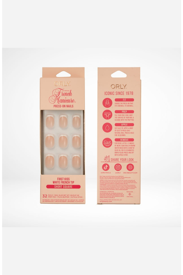 First Kiss Press-On Nails, Alternate, color, French Tip
