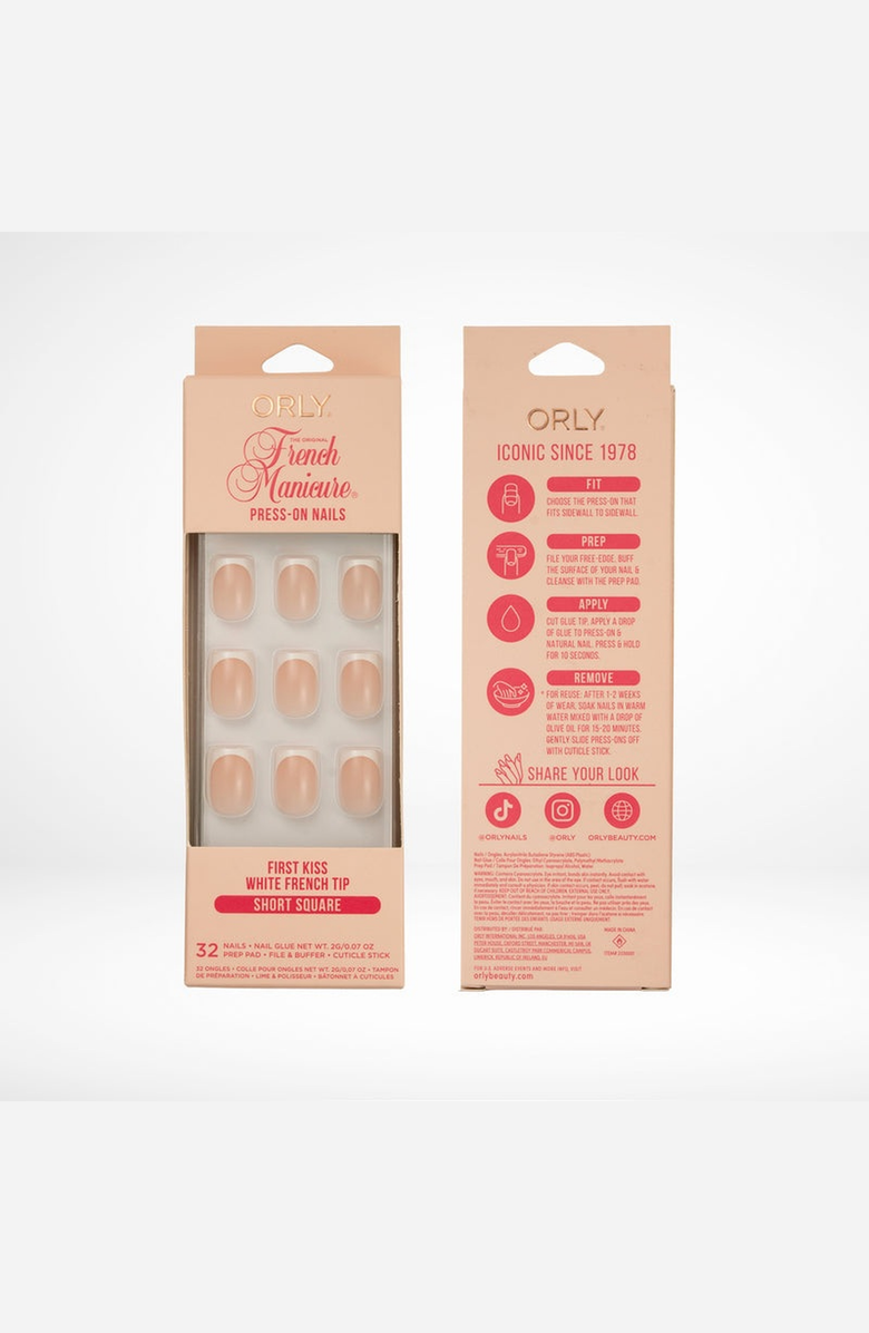 ORLY First Kiss Press-On Nails, Alternate, color, French Tip
