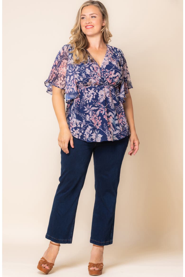 Seaside Serenade Top, Alternate, color, NAVY WISTERIA BLOOMS