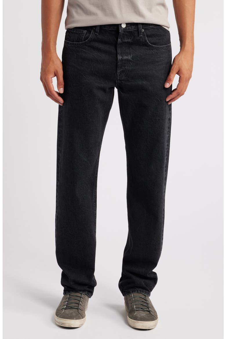 The Straight Leg Jeans, Main, color, METEORITE