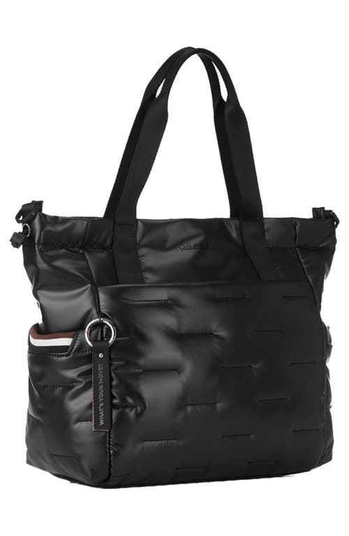 Hedgren Puffer Water Repellent Tote In Black