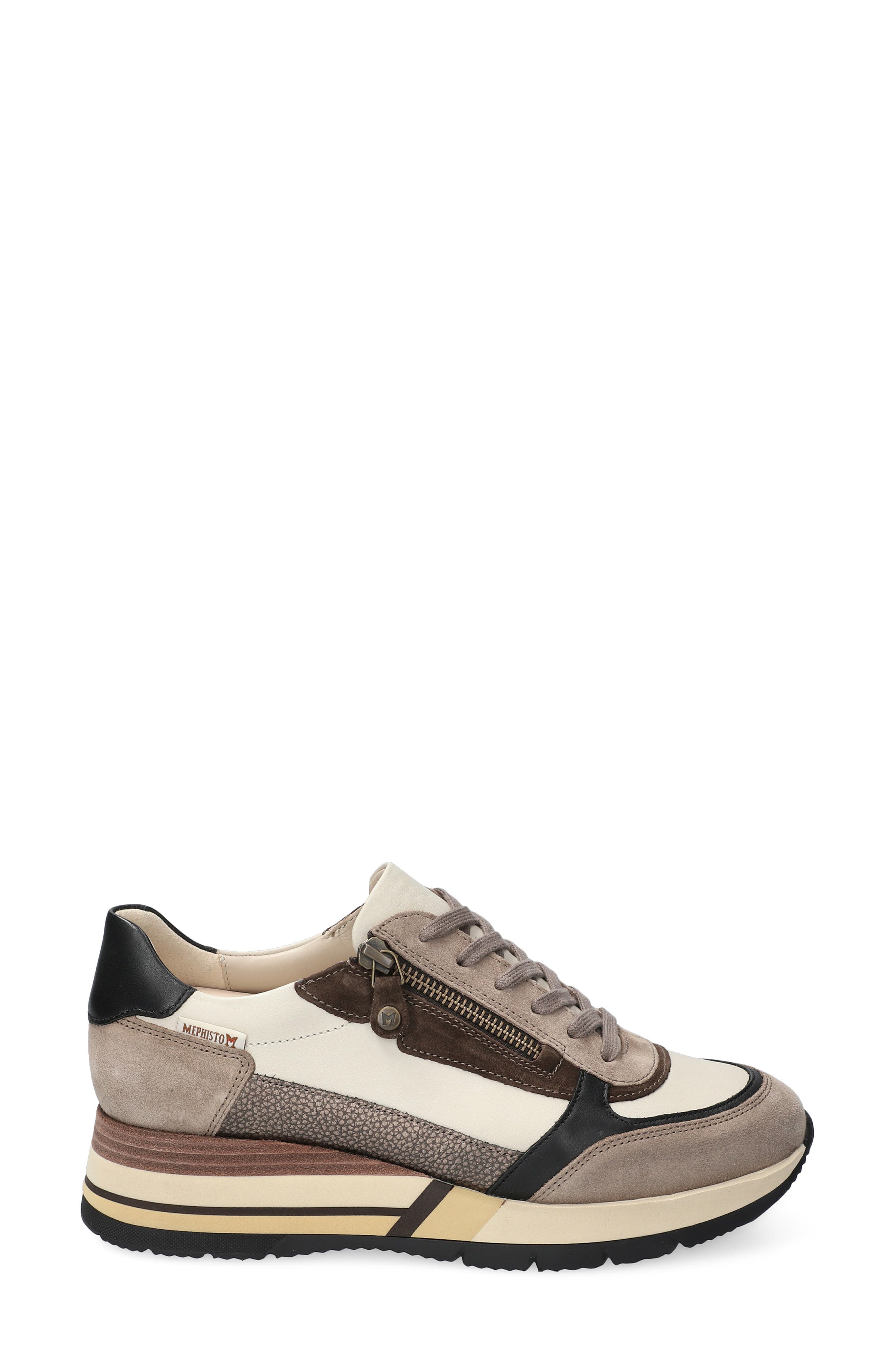 Tiziana Sneaker, Alternate, color, WARM GREY