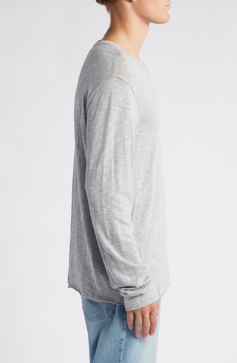 ATM Anthony Thomas Melillo Men's Raw Edge Long Sleeve T-Shirt, Alternate, color,