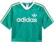 adidas Kids' Archive Recycled Polyester Crop Jersey
