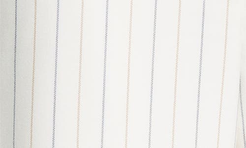 Veronica Beard Brixton Pinstripe Wide-leg Pants In Dove Multi