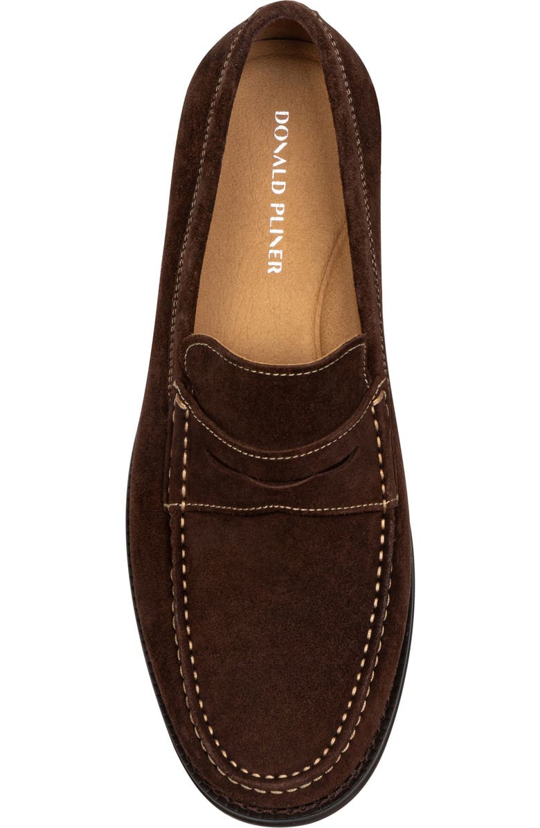 Donald Pliner Penny Loafer, Alternate, color, Chocolate