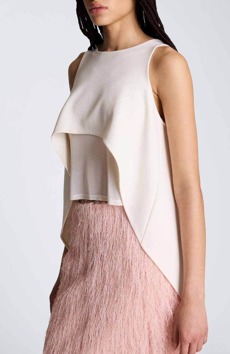 Kenneth Cole High/Low Layer Tank, Alternate, color, Oyster