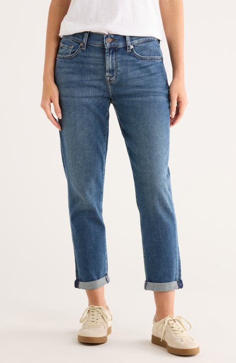 Josefina Cuffed Boyfriend Jeans (Sacramento)
