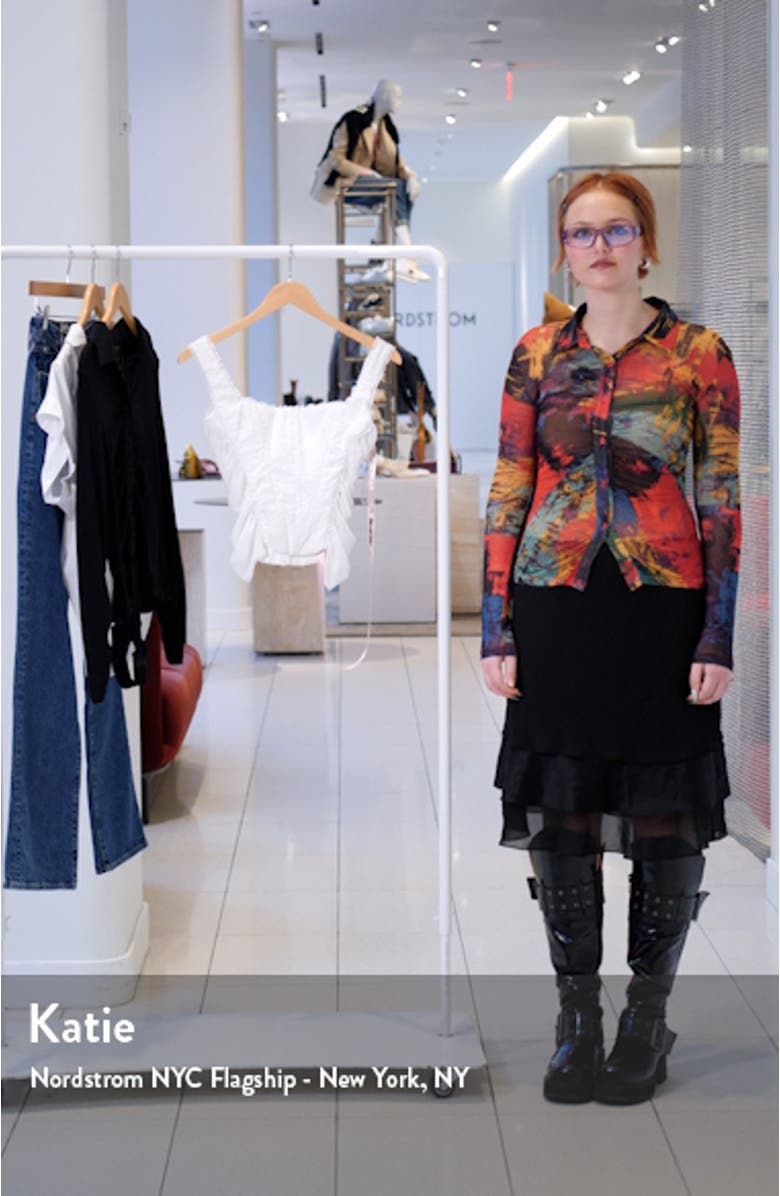 Catalina Eyelet Corset Top, sales video thumbnail