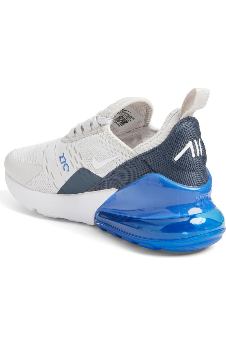 Nike Kids
Air Max 270 Sneaker, Alternate, color, Vast Grey/ White/ Blue