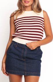 Petal & Pup Wensie Stripe Sweater Vest