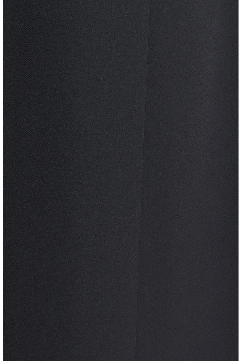 Notch Collar Cape Coat, Alternate, color, RICH BLACK