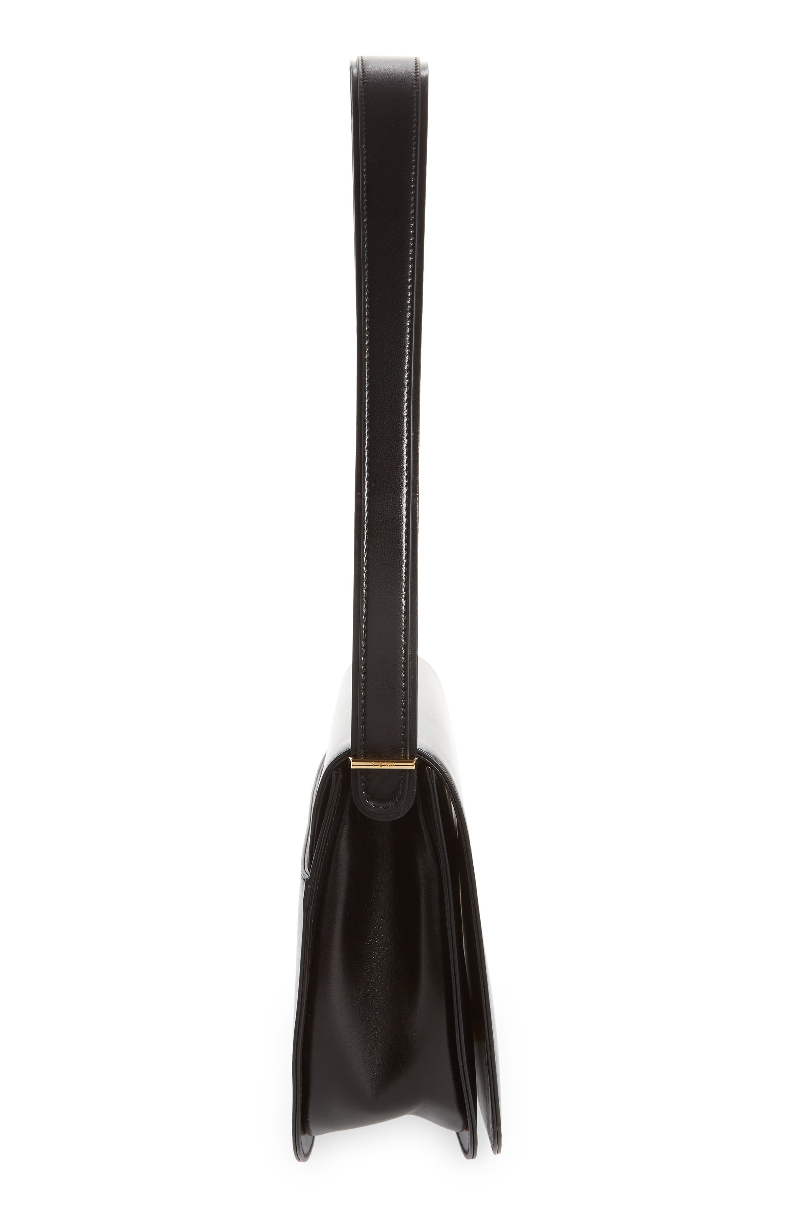 The Row Marion Leather Shoulder Bag, Alternate, color, 