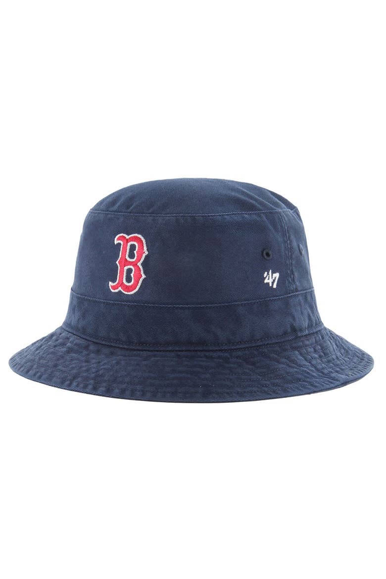 Men's '47 Navy Boston Red Sox Primary Logo Bucket Hat, Main, color, Navy