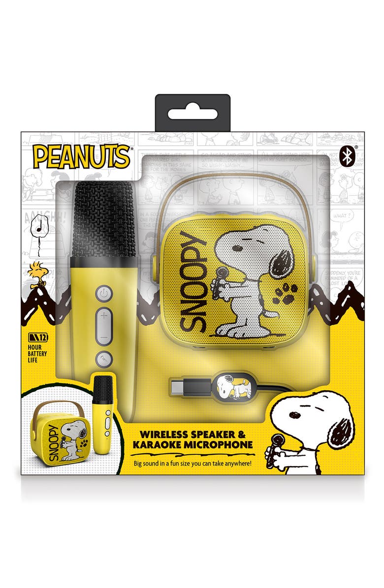 SOAR x Peanuts Groovy Mini Karaoke Machine, Main, color, 