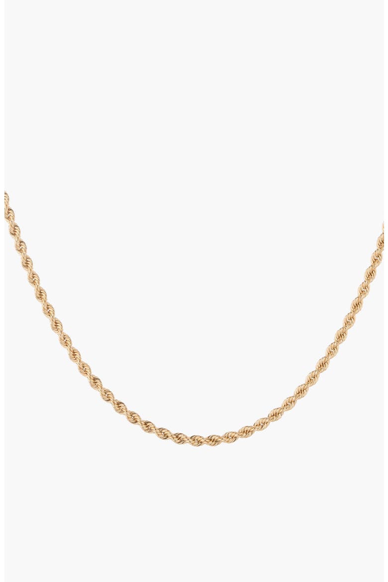 Rope Chain Necklace, Main, color, Yellow