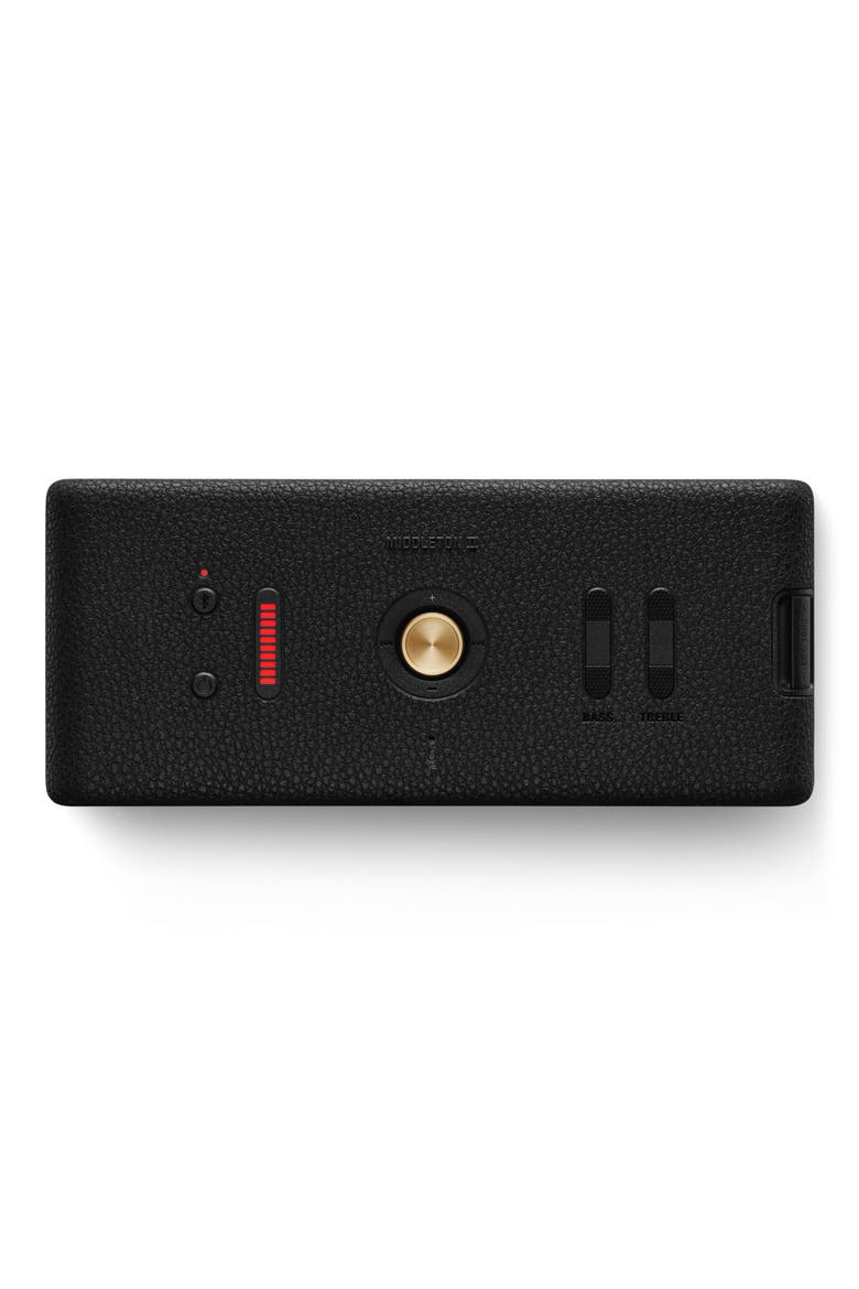Middleton II Portable Bluetooth® Speaker, Alternate, color, BLACK AND BRASS