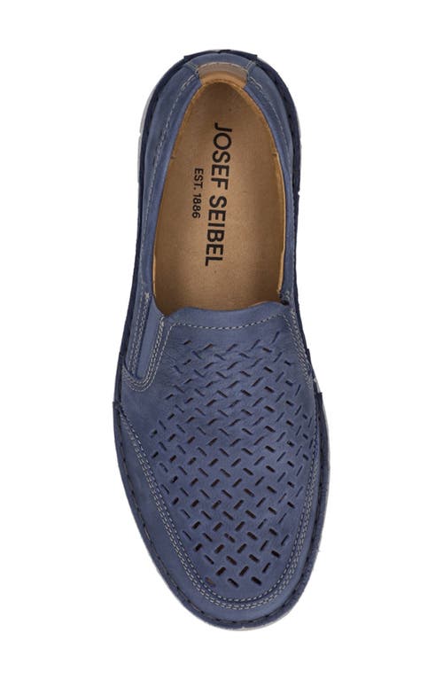 Josef Seibel Ruben 27 Perforated Loafer In Shark