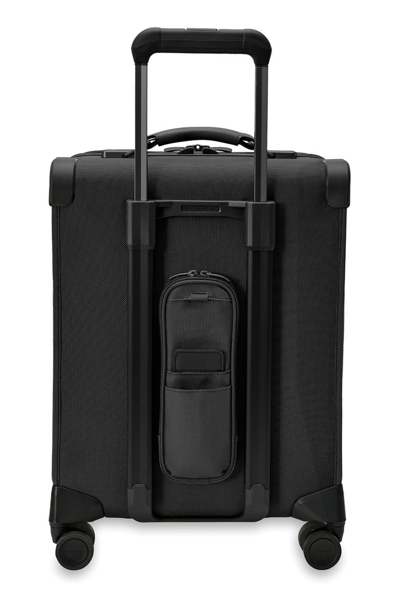 Baseline Global Spinner Carry-On, Alternate, color, BLACK