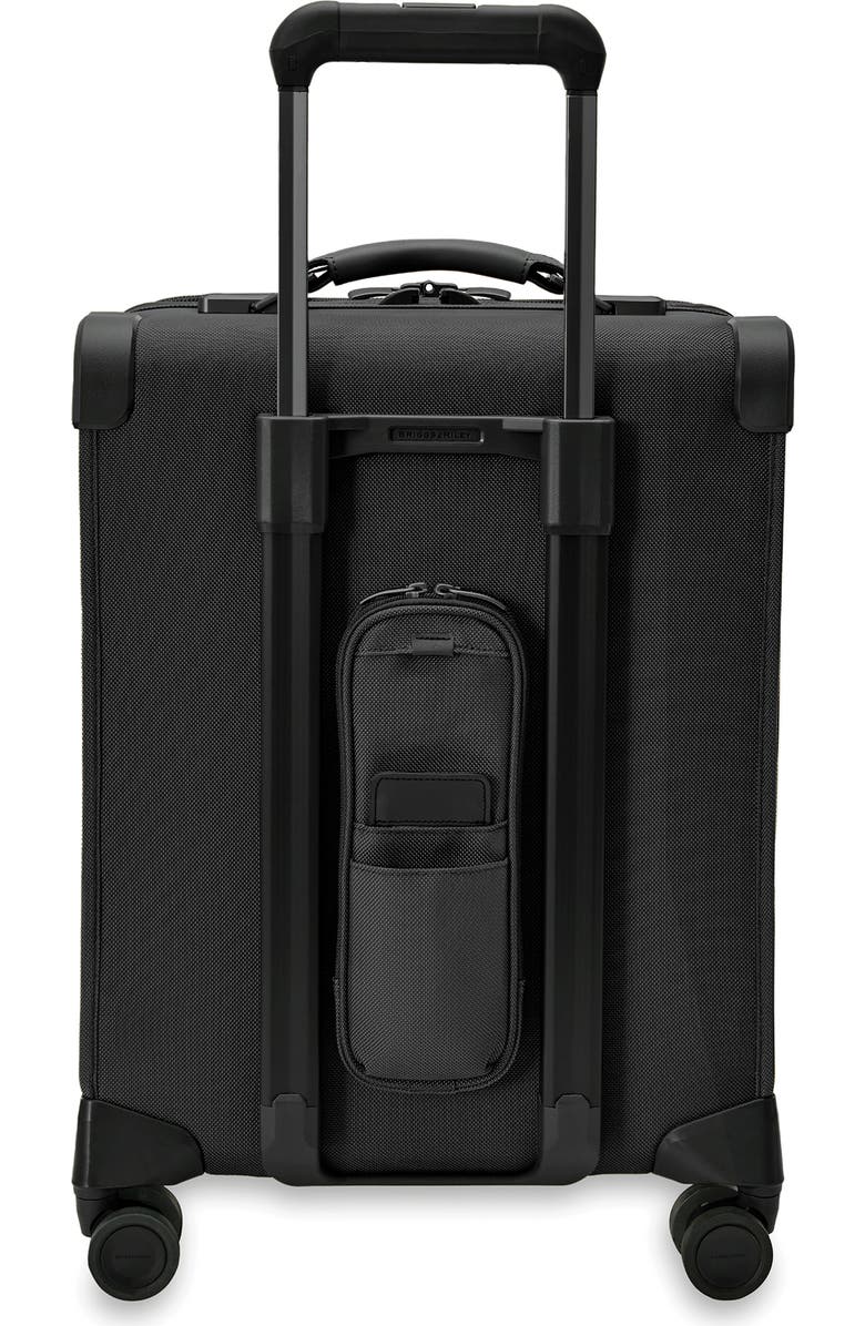 Briggs & Riley Baseline Global Spinner Carry-On, Alternate, color, Black