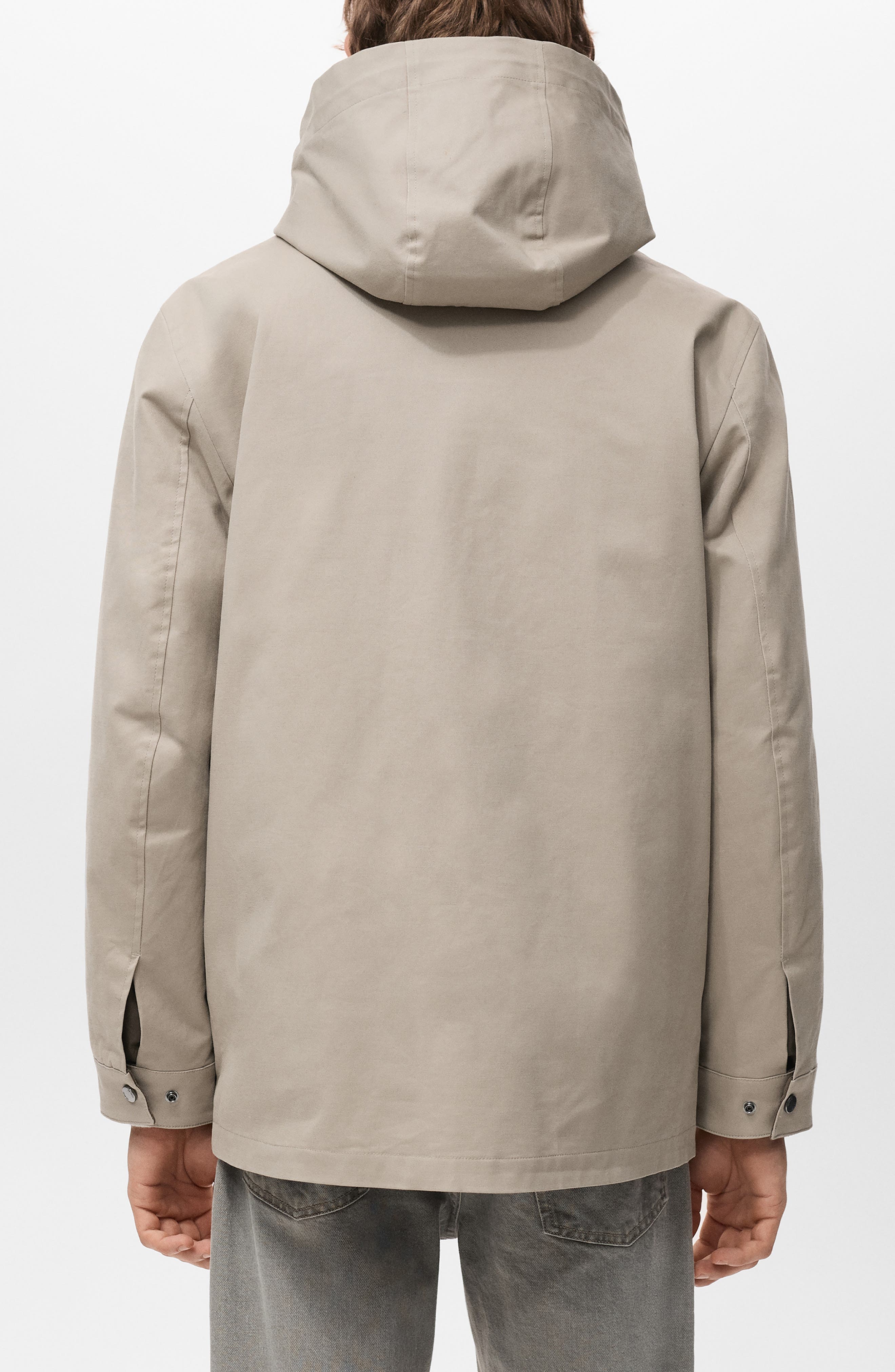 Twill Parka with Removable Hood - image 2