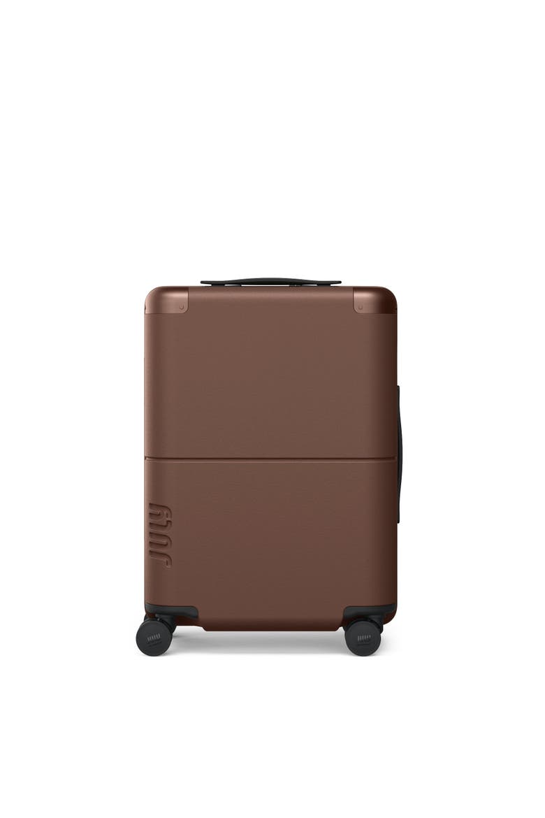 Carry On Suitcase, Alternate, color, Dark Brown