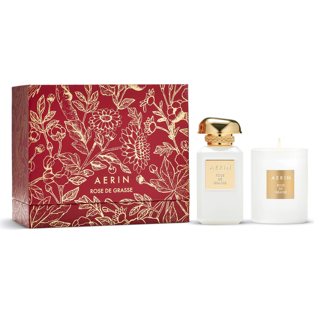 Estée Lauder Aerin Rose De Grasse Eau De Parfum Set $300 Value In Transparent