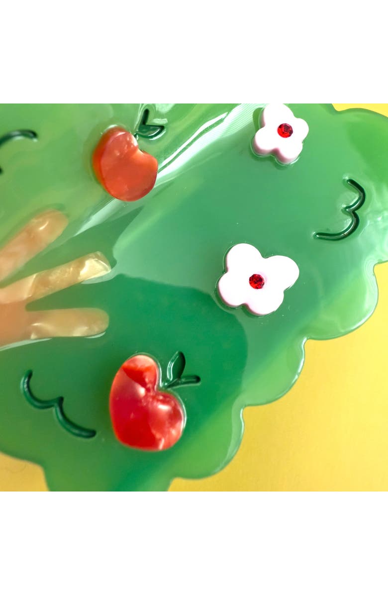 Centinelle Tree Hair Claw, Alternate, color, Green