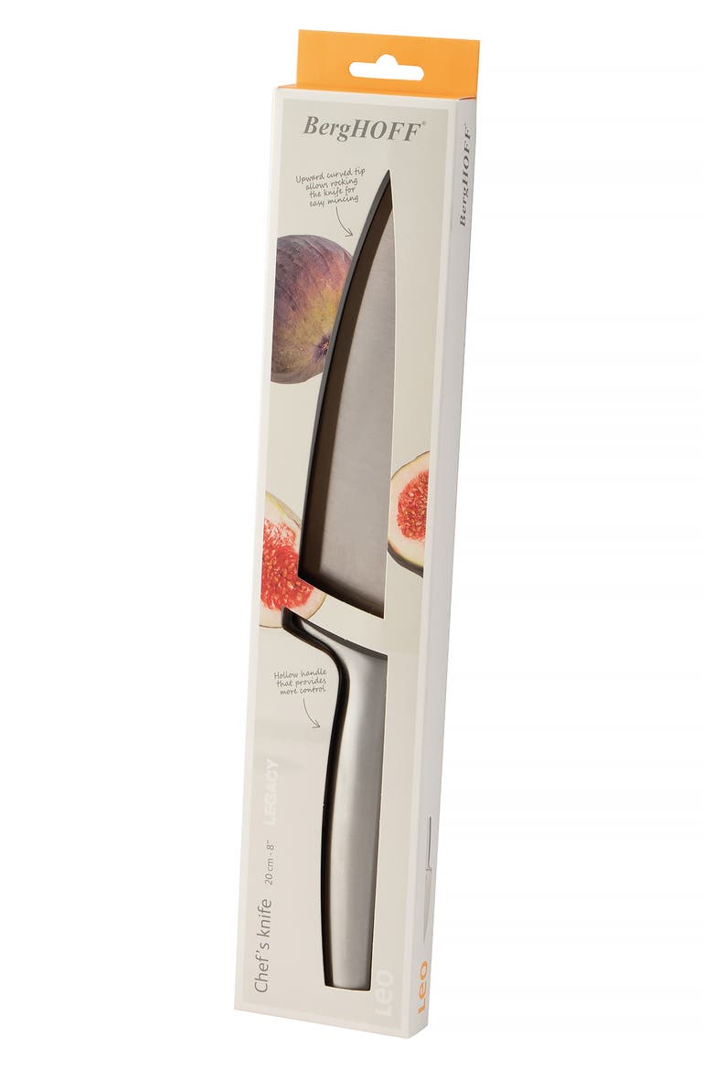 Leo Legacy 8-Inch Chef's Knife, Alternate, color, SILVER