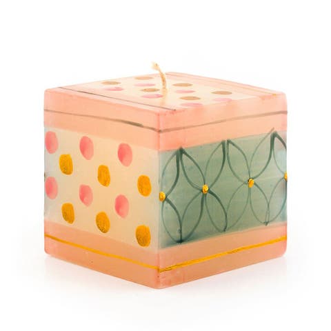 Delight Painted Cube Candle