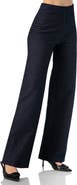 IVONNE Ribbed Wide-Leg Pants