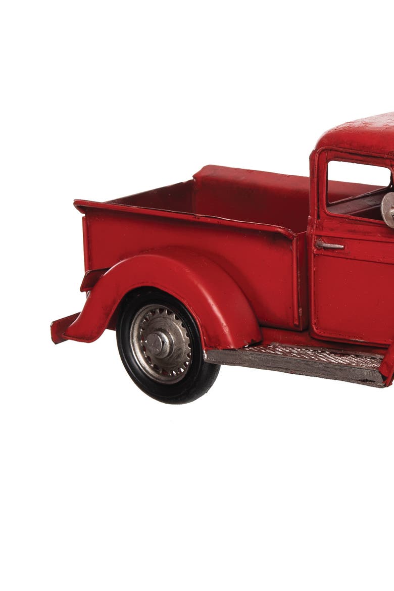 Red Truck Figurine, Alternate, color, Red
