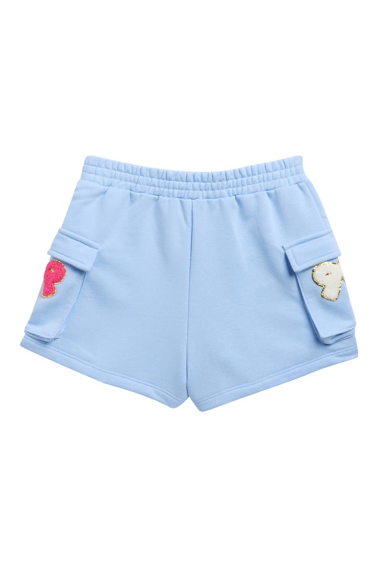 Kids' Americana French Terry Shorts, Alternate, color, BLUE