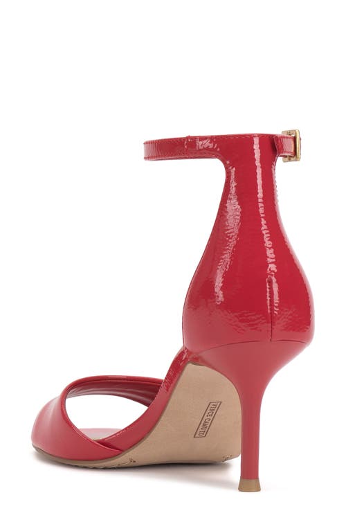 Vince Camuto Febe Ankle Strap Sandal In Red