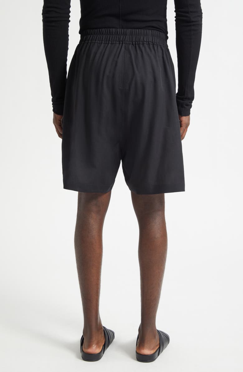 Rick Owens Wool Boxer Shorts, Alternate, color, Black