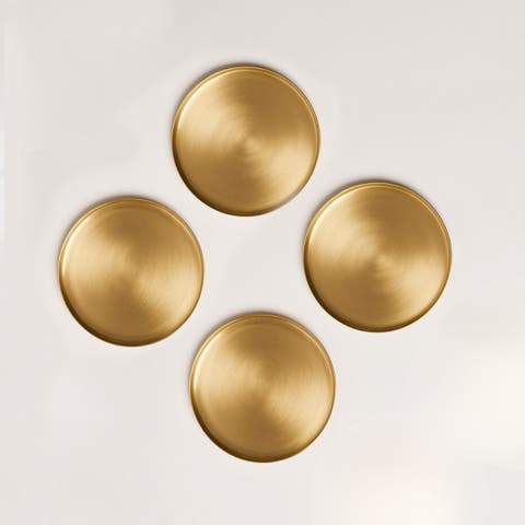 Heirloom Brass Coasters - Set of 4