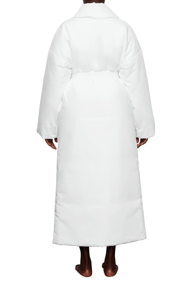 Cotton Duvet Robe, Alternate, color, MARBLE
