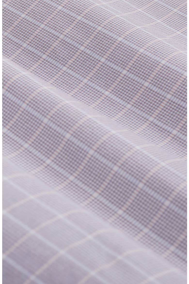 Devon OoohCotton® Grid Button-Up Shirt, Alternate, color, DUSTY PINK