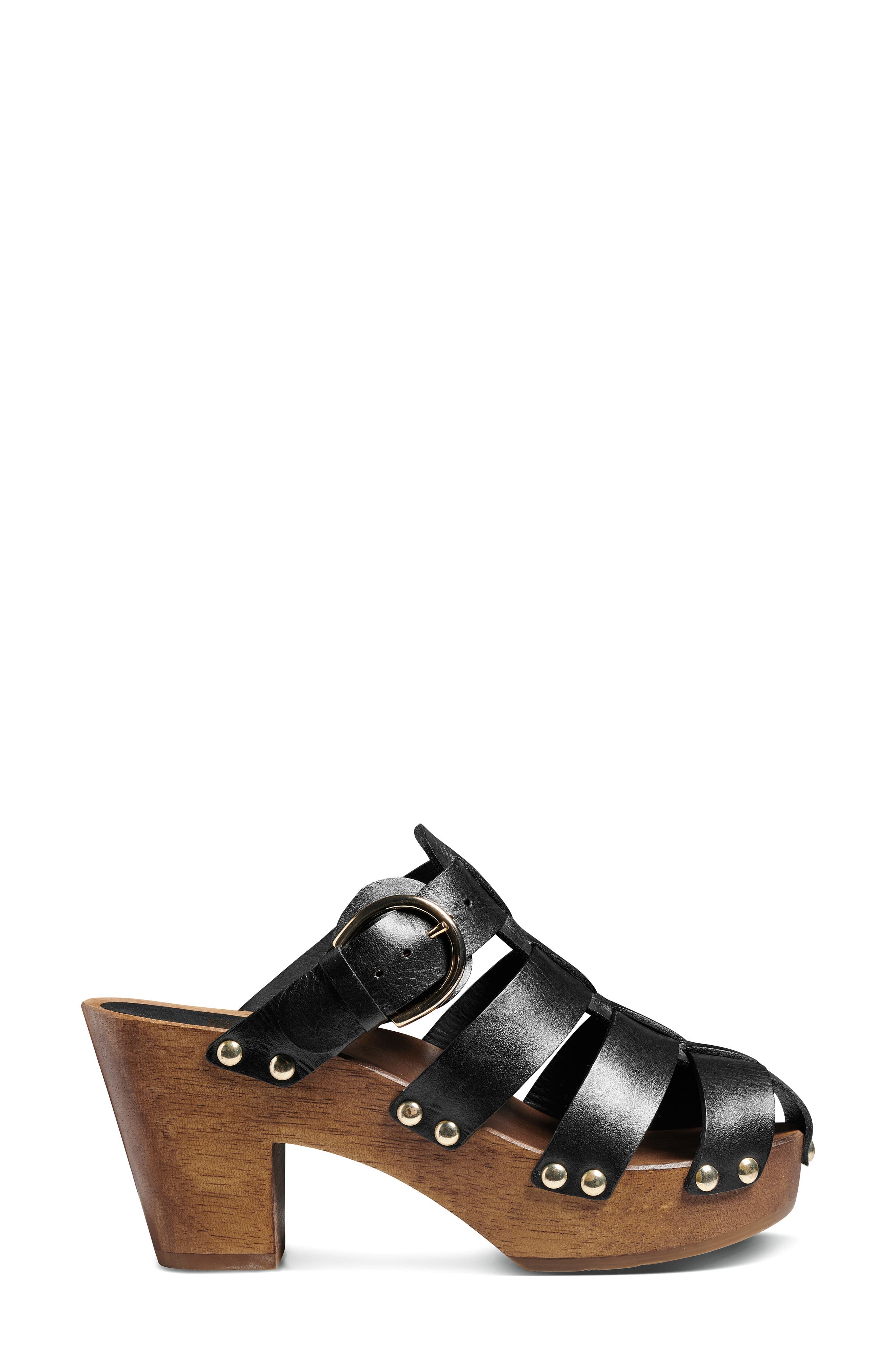 Beek Magpie Platform Clog, Alternate, color, Blk