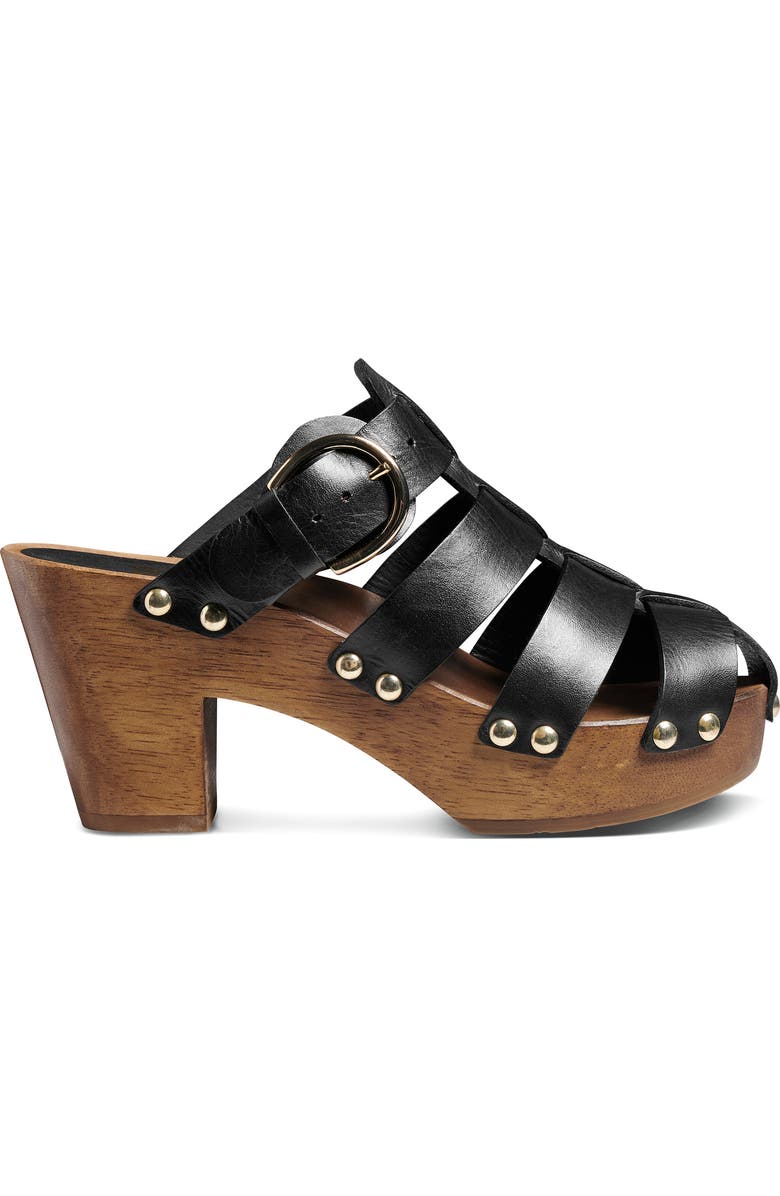 Beek Magpie Platform Clog, Alternate, color, Blk