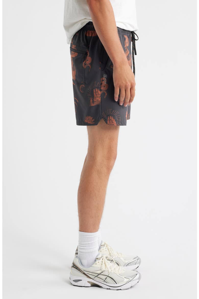 Serrano 7 Drawstring Shorts, Alternate, color, ONYX