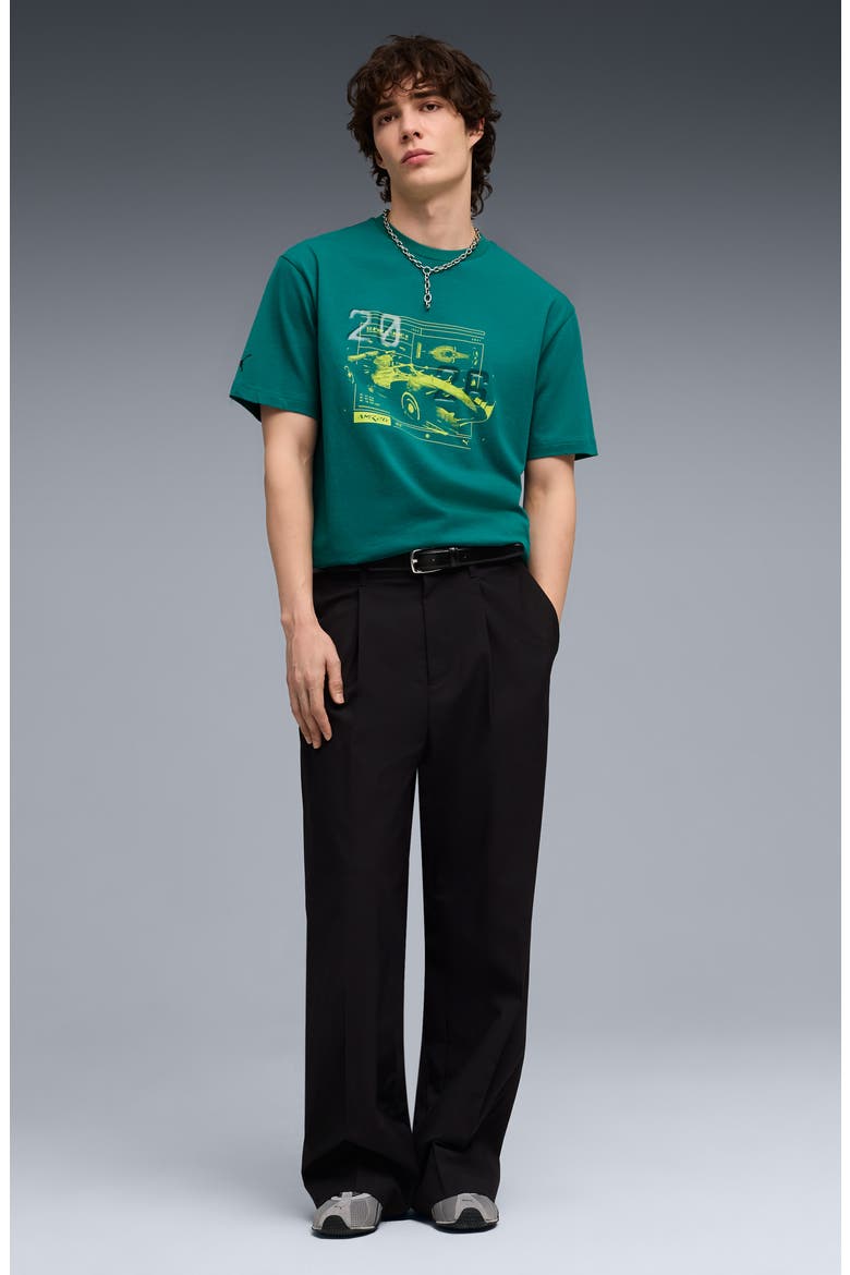 AMF1 Relaxed Fit Cotton Graphic T-Shirt, Alternate, color, GREEN LUX