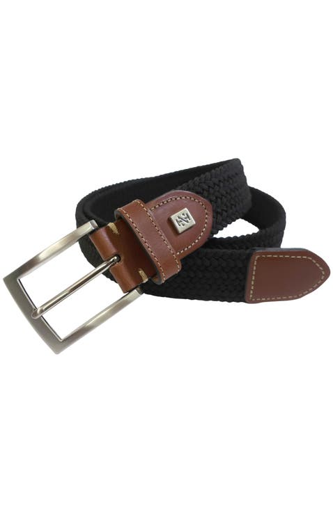 Stretch Braid with Full Grain Leather Tips