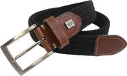 IZOD Stretch Braid with Full Grain Leather Tips