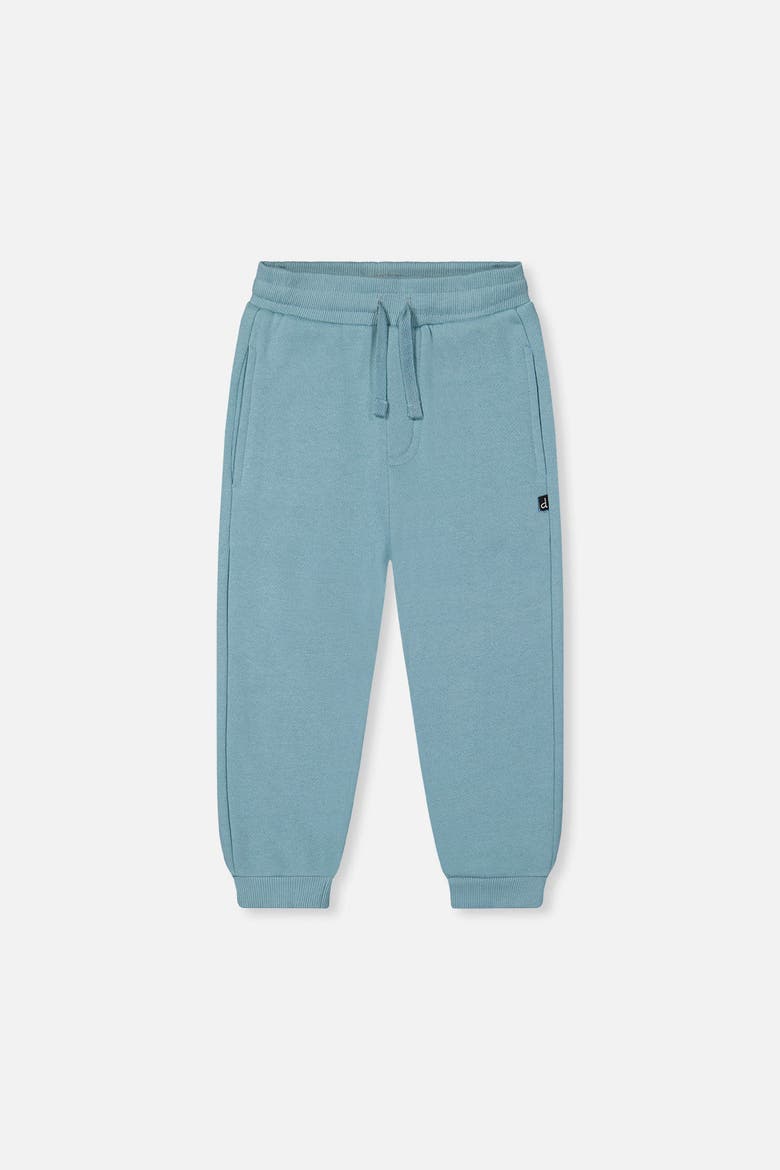 Fleece Drawstring Waist Side Pocket Sweatpants, Main, color, Pale Turquoise