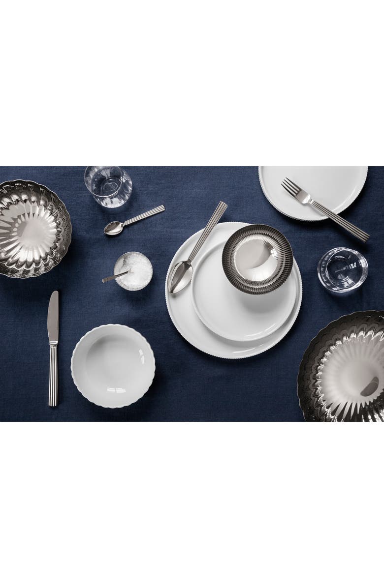 Georg Jensen Bern Porcelain 3-Piece Place Setting, Alternate, color, White