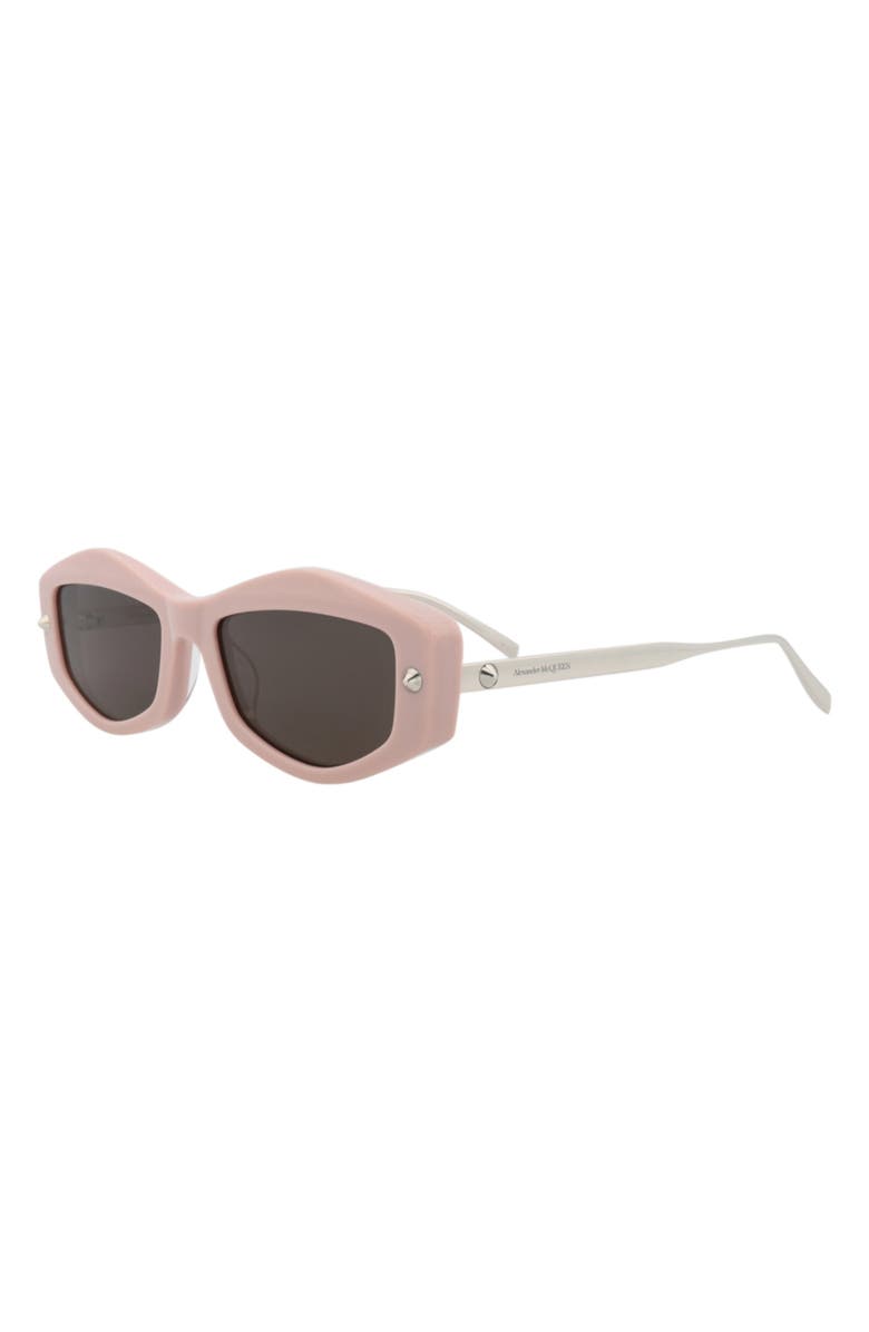 MCQ Sunglasses, Alternate, color, Pink Silver Grey