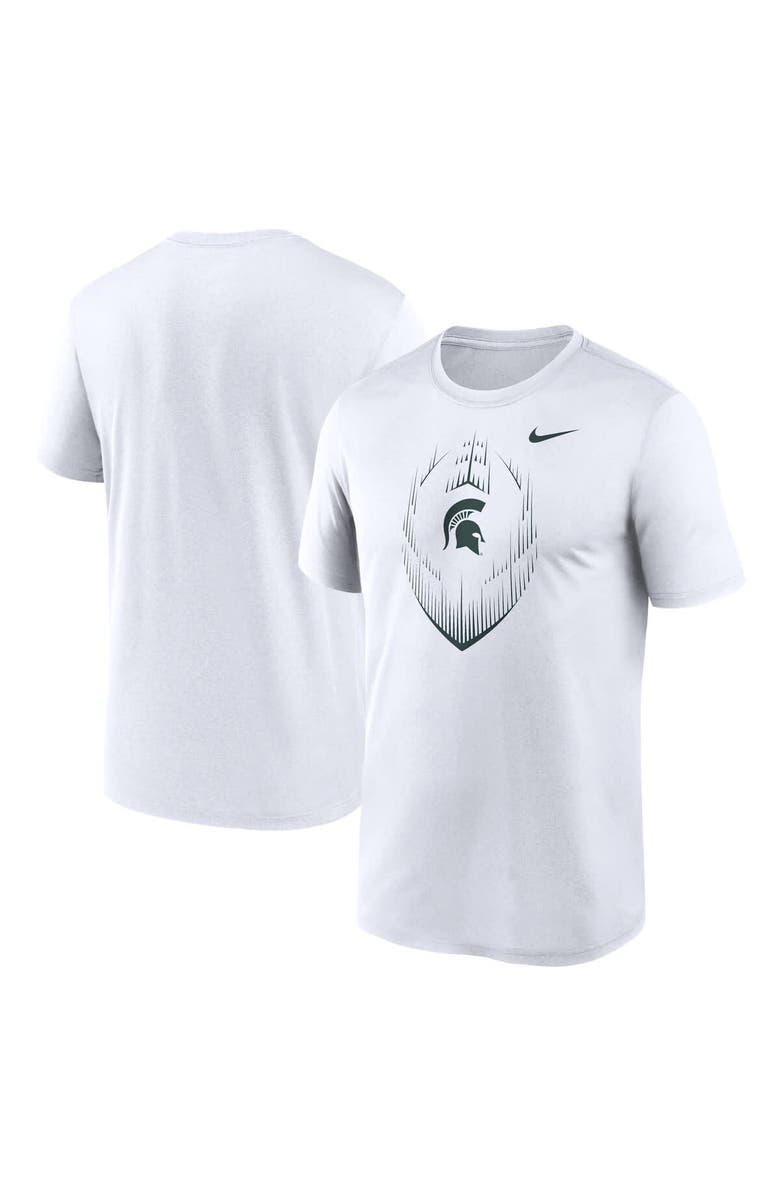 Nike Men's Nike White Michigan State Spartans Primetime Legend Icon Performance T-Shirt, Main, color, White