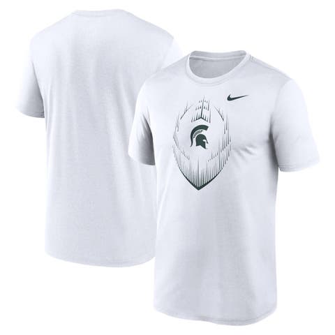 Men's Nike White Michigan State Spartans Primetime Legend Icon Performance T-Shirt