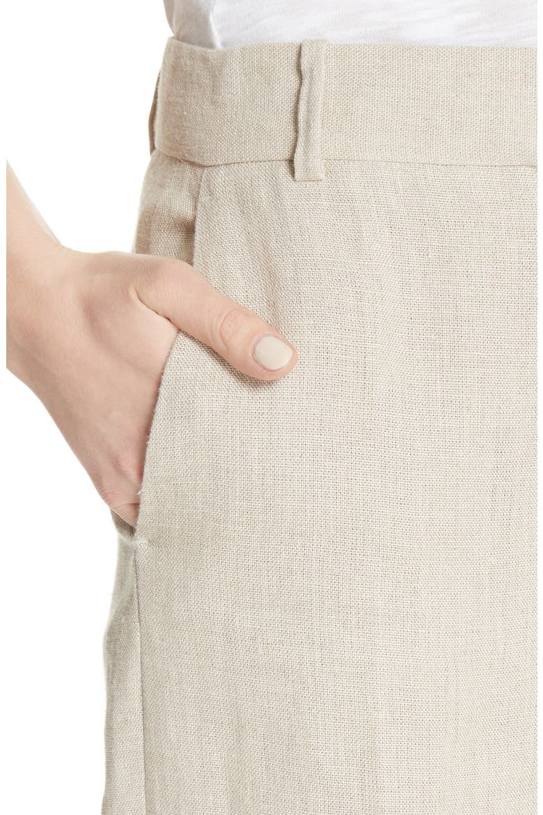 Piazza Integrate Wide Leg Linen Pants, Alternate, color, FALX